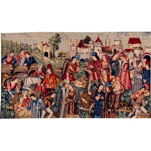 Gobelin tapisserie Marché au vin